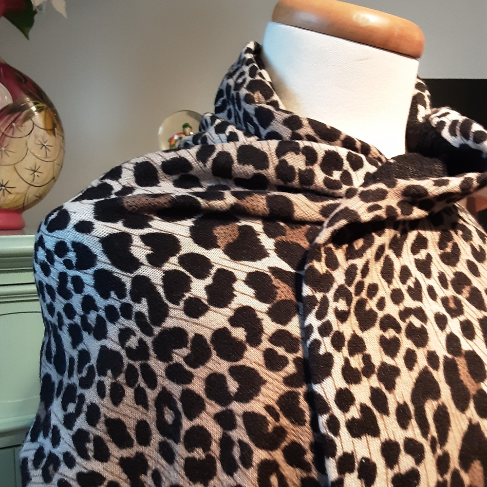 Call It Spring Leopard Print Scarf - Picture 2 of 3
